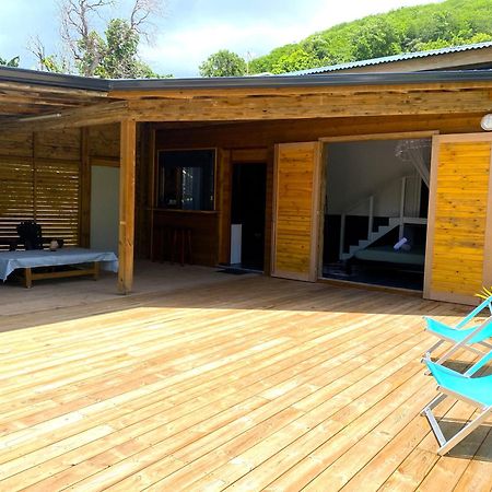Charmant Bungalow Tout Confort Climatise - Terrasse Et Acces Plage ! Deshaies Ngoại thất bức ảnh